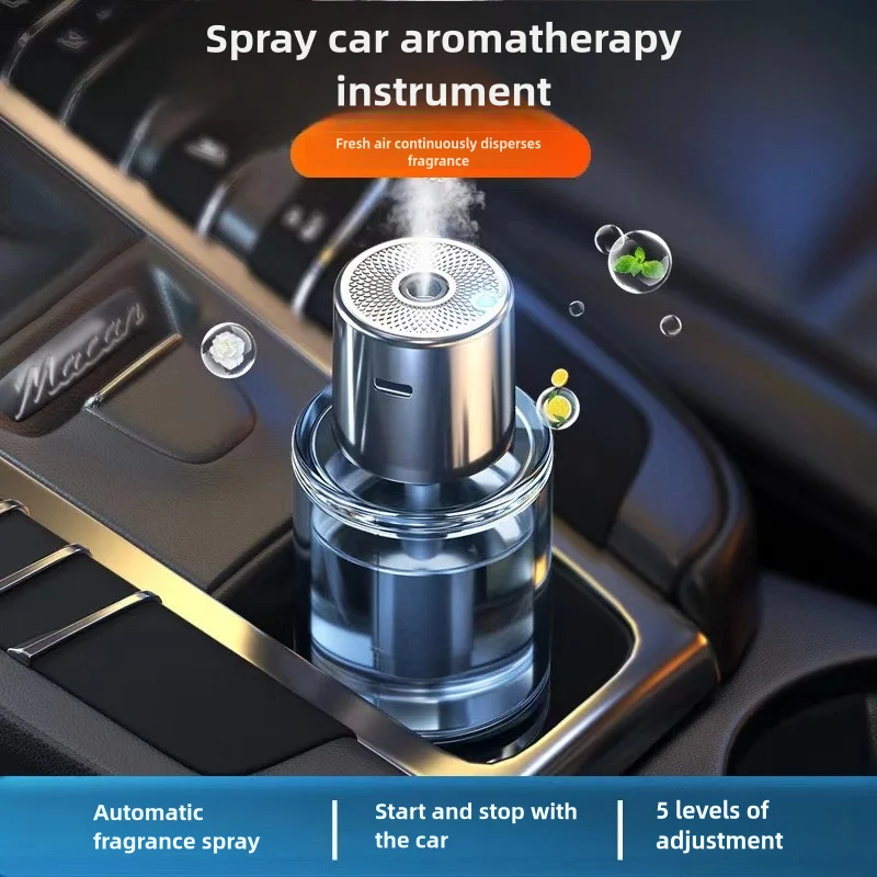 Perfume Gardenia Fragrance - Auto-Aromatherapiegerät, Zierstück, Sprühgerät, intelligentes Duftinstrument, automatischer