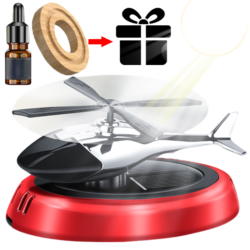 Perfume Gardenia Fragrance - Hubschrauber Solar rotierende Auto Parfüm Diffusor