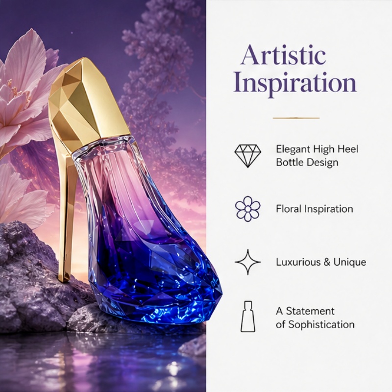 Damenparfüm im Stiletto-Heel-D – Perfume Fragrance Blue Bewertung und Preis